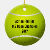 Tennis ball ornament (Achterkant)