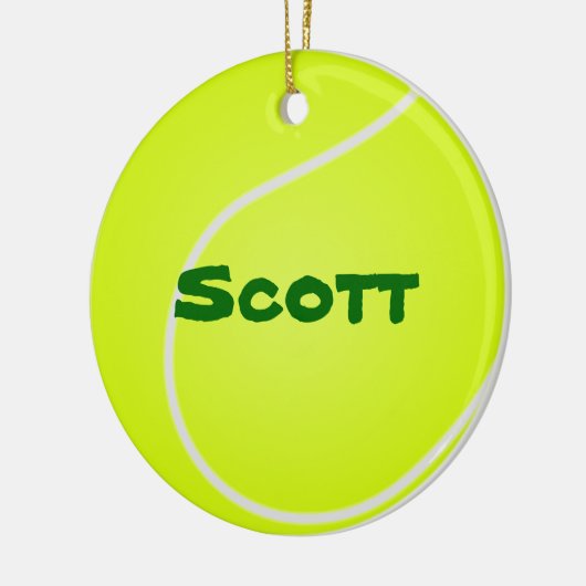 Tennis Ball Ornament (Links)