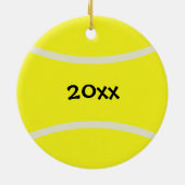 Tennis Ball Ornament (Achterkant)