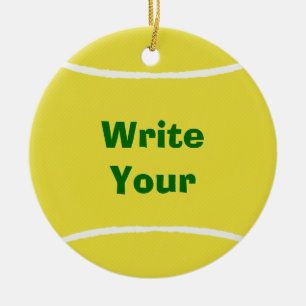 Tennis Ball Ornaments Keramisch Ornament