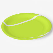 Tennis Ball Paper-Borden Papieren Bordje (Gekanteld)
