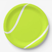 Tennis Ball Paper-Borden Papieren Bordje (Voorkant)