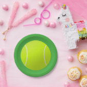 Tennis Ball Paper-Borden Papieren Bordje (Feest)