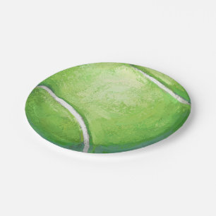 Tennis Ball Papieren Bordje