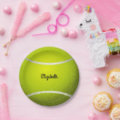 Tennis Ball Papieren Bordje (Feest)