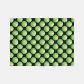 Tennis Ball Patronen Fleece Deken (Voorkant (Horizontaal))