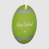 Tennis Ball Persoonlijk Ornament (voorkant)