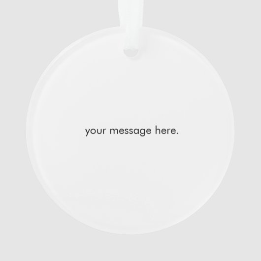 Tennis Ball Persoonlijk Ornament (achterkant)