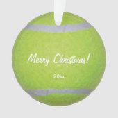 Tennis Ball Persoonlijk Ornament (voorkant)