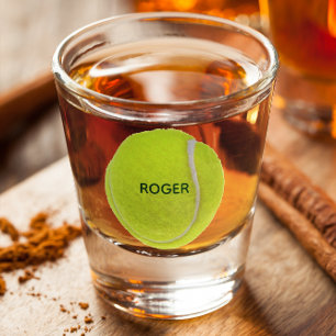 Tennis Ball Persoonlijk Shot Glass Glas