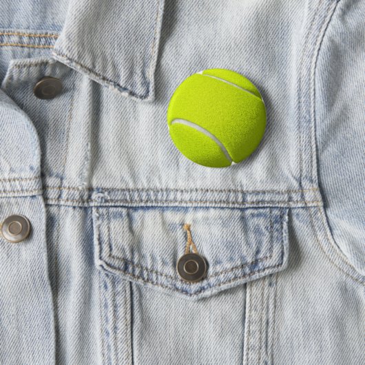 Tennis Ball Pin / Button Badge (In situ)