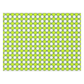 Tennis Ball Polka Dot Pattern Tafelkleed (Voorkant (Horizontaal))