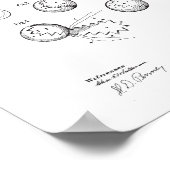 Tennis Ball-Poster, Oorspronkelijk bal Poster (Hoek)