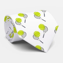 Tennis Ball & Racket Racquet Patroon
