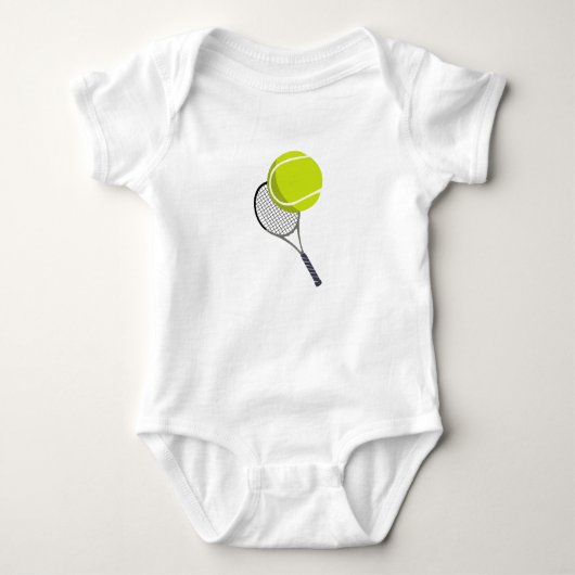 Tennis Ball & Racket Racquet Romper (Voorkant)