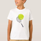 Tennis Ball & Racket Racquet T-shirt (Voorkant)