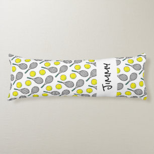 TENNIS Ball Racquet NAAM Sport Tiener Fun Lichaamskussen