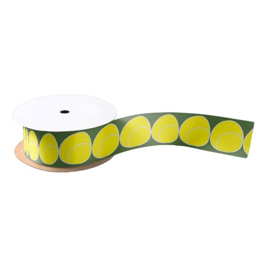 Tennis Ball Ribbon Satijnen Lint (Spoel)