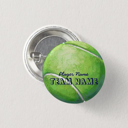 Tennis Ball Ronde Button 3,2 Cm (Voorkant /achterkant)