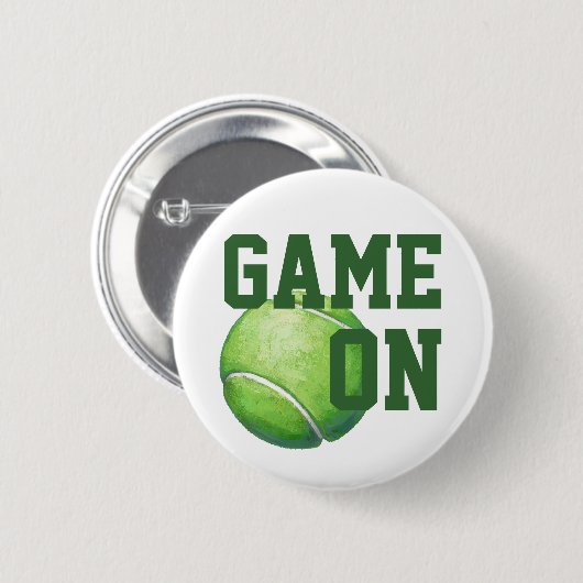 Tennis Ball Ronde Button 5,7 Cm (Voorkant /achterkant)