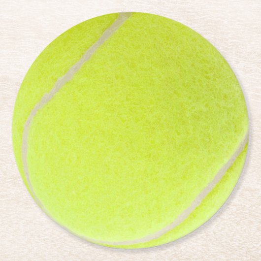  Tennis Ball Ronde Kartonnen Onderzetter (Voorkant)