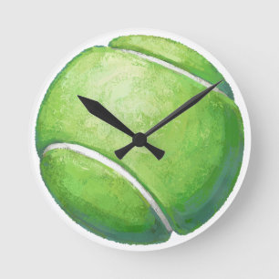 Tennis Ball Ronde Klok