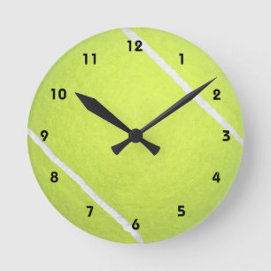 Tennis Ball Ronde Klok