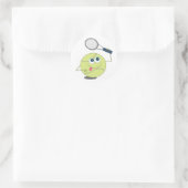 Tennis Ball Ronde Sticker (Tas)