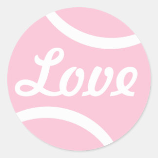 Tennis Ball Ronde Sticker