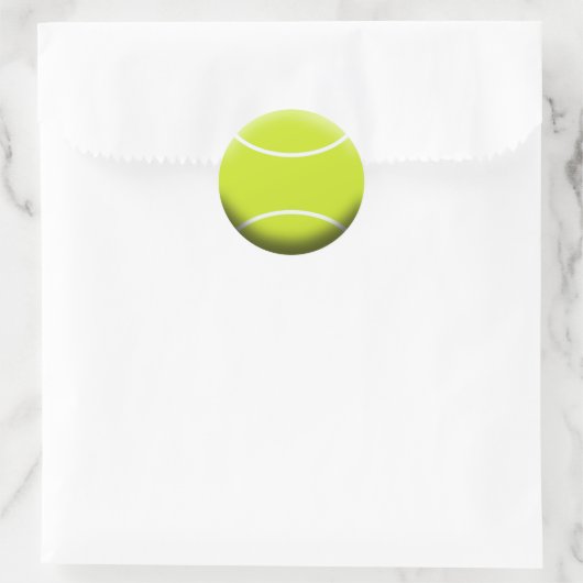 TENNIS BALL RONDE STICKER (Tas)