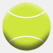TENNIS BALL RONDE STICKER (Voorkant)