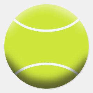 TENNIS BALL RONDE STICKER