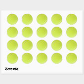 Tennis Ball Ronde Sticker (Vel)