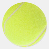 Tennis Ball Ronde Sticker (Voorkant)