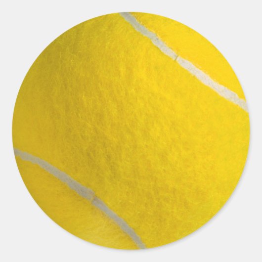 TENNIS BALL RONDE STICKER (Voorkant)