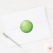 Tennis Ball Ronde Sticker (Envelop)