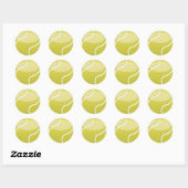 Tennis Ball Ronde Sticker (Vel)