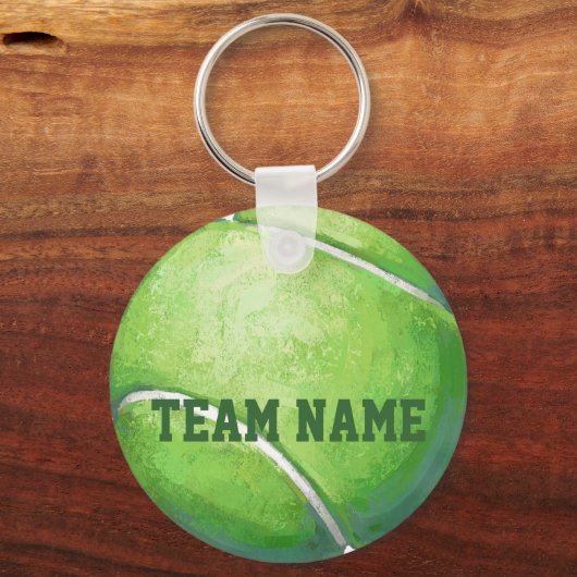 Tennis Ball Sleutelhanger (Voorkant)