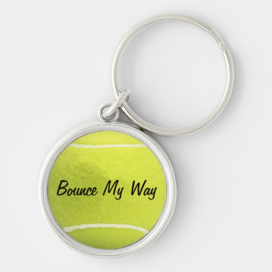 Tennis Ball Sleutelhanger - Gepersonaliseerd (Voorkant)