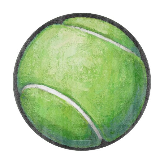 Tennis Ball Snijplank (Voorkant)