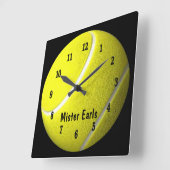 Tennis Ball Sport Wall Persoonlijke klok (Hoek)