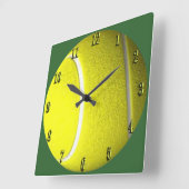 Tennis Ball Sport Yellow Wall klok (Hoek)