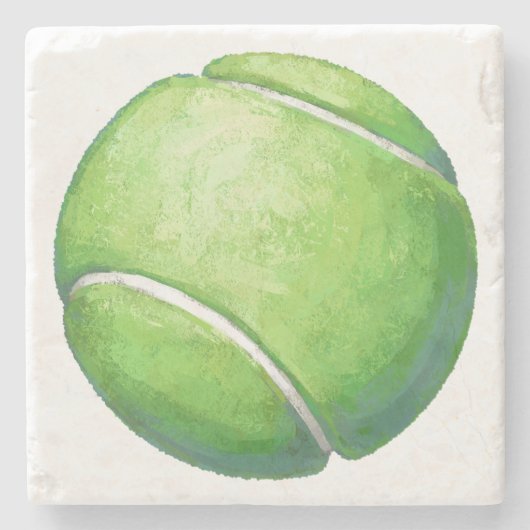 Tennis Ball Stenen Onderzetter (Voorkant)