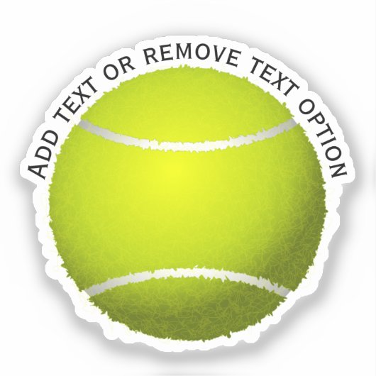 Tennis Ball Sticker (Voorkant)