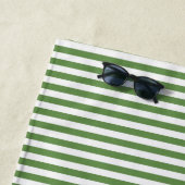 Tennis Ball Stripes Design Beach Towel Strandlaken (In situ)