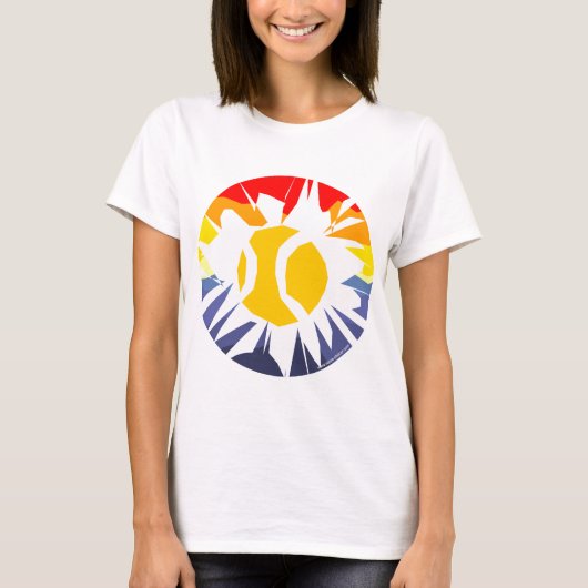 Tennis Ball Stropdas Break T shirt voor vrouwen en (Voorkant)