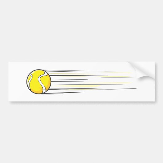 Tennis Ball Swish Bumpersticker (Voorkant)