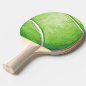 Tennis Ball Tafeltennisbatje (Voorkant Gekanteld)