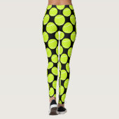 Tennis Ball Tennis Player Compressie-pants Leggings (Achterkant)
