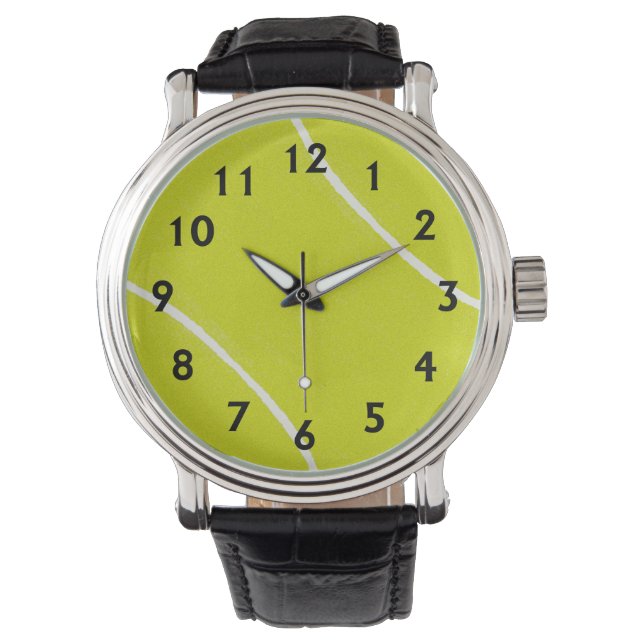 Tennis Ball Time Horloge (Voorkant)
